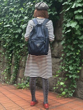 バックパック リュックを使った ウニッコ柄 の人気ファッションコーディネート Wear