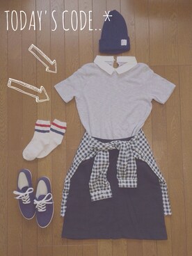 あ や か な ..*さん（レディース・165cm）の夏コーディネート