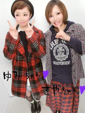 「ANAP（アナップ）のアイテム（チェスターコート）」を使った、Yumi Saitoさん（メンズ・162cm）の秋コーディネート