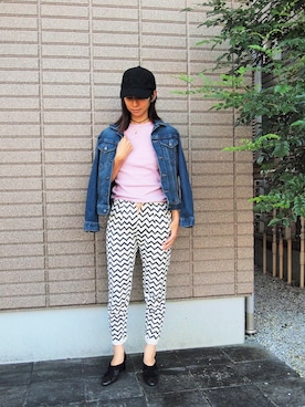 「ZARA KIDS」｜「アイテム（ブルゾン）」を使った、mckさん（レディース・168cm）の秋コーディネート
