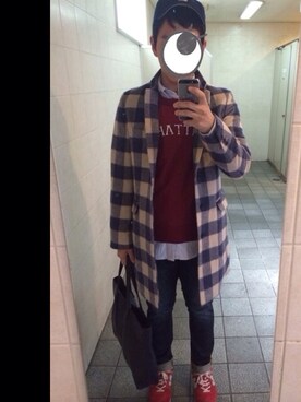 でこさん（メンズ・170cm）の秋コーディネート