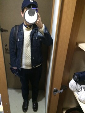 でこさん(メンズ・170cm)の冬コーディネート