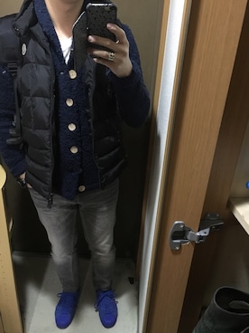 でこさん（メンズ・170cm）の冬コーディネート