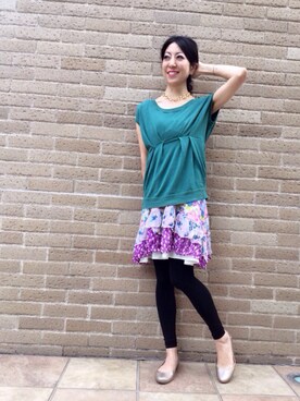 euro flat PRESS lisaさん（レディース・157cm）の春コーディネート