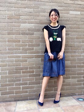 euro flat PRESS lisaさん（レディース・157cm）の春コーディネート