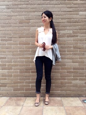 euro flat PRESS lisaさん（レディース・157cm）の夏コーディネート