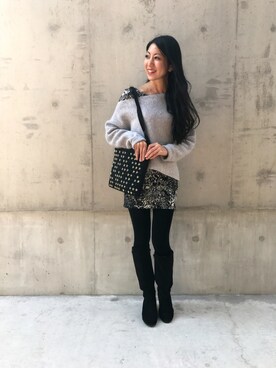 「ディアベル」｜euro flat PRESS lisaさん（レディース・157cm）の秋コーディネート