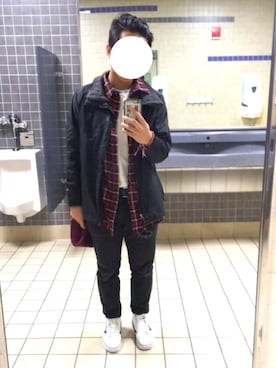 「rag & bone（ラグアンドボーン）のアイテム（トップス）」を使った、Vince Estradaさん（メンズ・163cm）の秋コーディネート