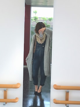 「Cactus..cepo.（カクタスセポ）のアイテム（つなぎ/オールインワン）」を使った、CPYONさん（レディース・158cm）の冬コーディネート