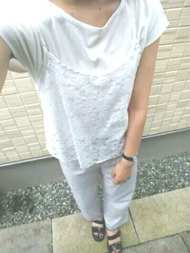 Rikaさん（レディース・162cm）の夏コーディネート