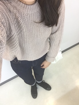 「モカ色」｜Rikaさん（レディース・162cm）の秋コーディネート