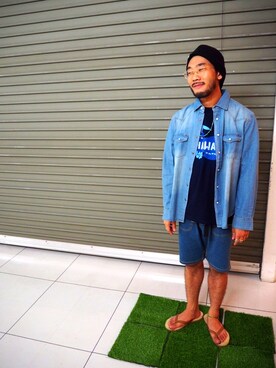 「grn」｜「アイテム（その他）」を使った、itayaさん（メンズ・165cm）の夏コーディネート