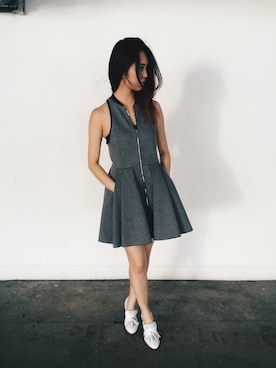 「alexanderwang（アレキサンダーワン）のアイテム（ワンピース/ドレス）」を使った、Kelさん（レディース・174cm）の秋コーディネート