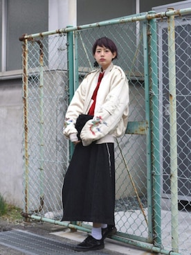 「tricot COMME des GARCONS（トリココムデギャルソン）のアイテム」を使った、yuiさん（レディース・167cm）の春コーディネート