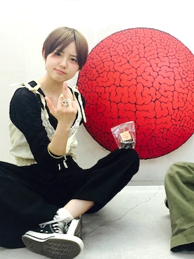 「tricot COMME des GARCONS（トリココムデギャルソン）のアイテム」を使った、yuiさん（レディース・167cm）の春コーディネート