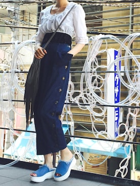 「ootd」｜yuiさん（レディース・167cm）の夏コーディネート