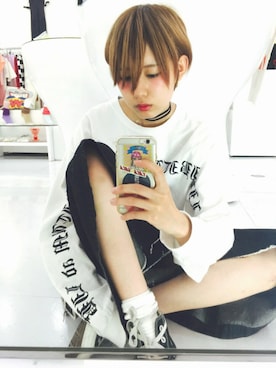 「tricot COMME des GARCONS（トリココムデギャルソン）のアイテム」を使った、yuiさん（レディース・167cm）の夏コーディネート
