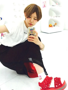 「7月WEAR夏のサンダル祭り」｜「アイテム（アクセサリー）」を使った、yuiさん（レディース・167cm）の夏コーディネート