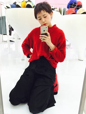 「厚底」｜「アイテム（つなぎ/オールインワン）」を使った、yuiさん（レディース・167cm）の秋コーディネート