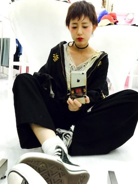 「tricot COMME des GARCONS（トリココムデギャルソン）のアイテム」を使った、yuiさん（レディース・167cm）の秋コーディネート