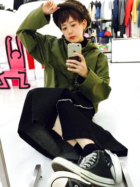 「tricot COMME des GARCONS（トリココムデギャルソン）のアイテム」を使った、yuiさん（レディース・167cm）の冬コーディネート