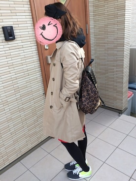 「MUVEIL（ミュベール）のアイテム（ショルダーバッグ、その他）」を使った、mikemiraさん（レディース・161cm）の冬コーディネート