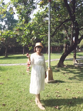 「LOVFEE（ラッフィ）のアイテム（ワンピース/ドレス）」を使った、Edenさん（レディース・162cm）の冬コーディネート