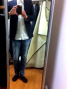 「N.HOOLYWOOD（N.ハリウッド）のアイテム（テーラードジャケット）」を使った、Nさん（メンズ・170cm）の夏コーディネート