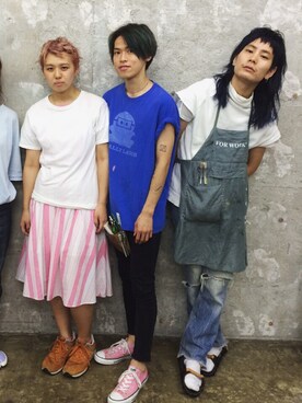 「アイテム（オールインワン・サロペット）」を使った、code+LIM 와타로  さん（メンズ・174cm・20代）の夏コーディネート