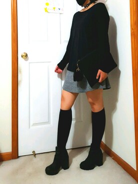 「H&M（エイチ・アンド・エム）のアイテム（ブーティ）」を使った、Rinaさん（レディース・160cm）の夏コーディネート