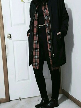 「asos」｜「アイテム（ジャージ）」を使った、Rinaさん（レディース・160cm）の秋コーディネート