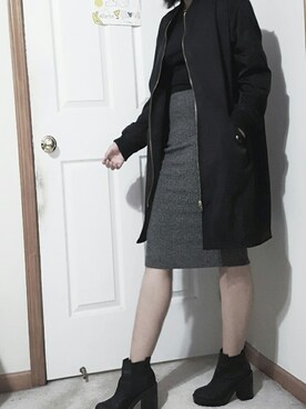 「FOREVER 21」｜「アイテム（トレンチコート）」を使った、Rinaさん（レディース・160cm）の秋コーディネート