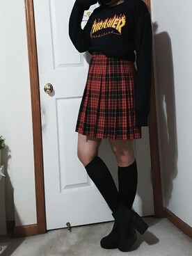 「H&M（エイチ・アンド・エム）のアイテム（ブーティ）」を使った、Rinaさん（レディース・160cm）の秋コーディネート