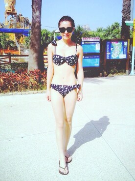 「BILLABONG（ビラボン）のアイテム（その他シューズ）」を使った、Amber さん（メンズ・165cm）の夏コーディネート