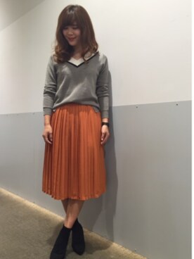 UNRELISH　OFFICIALさん（レディース・164cm）の秋コーディネート