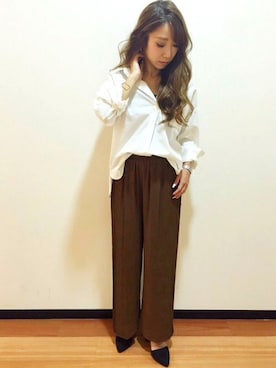 「アイテム（その他シューズ）」を使った、UNRELISH　OFFICIALさん（レディース・153cm）の秋コーディネート