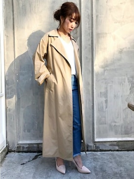 「denim」｜UNRELISH　OFFICIALさん（レディース・155cm）の冬コーディネート