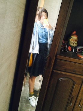 「AS KNOW AS plus（アズノゥアズプラス）のアイテム」を使った、kさん（レディース・159cm）の春コーディネート