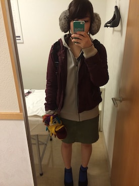 うっちゃんさん(レディース・161cm)の冬コーディネート