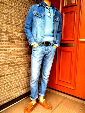 HUさん（メンズ・174cm）の春コーディネート