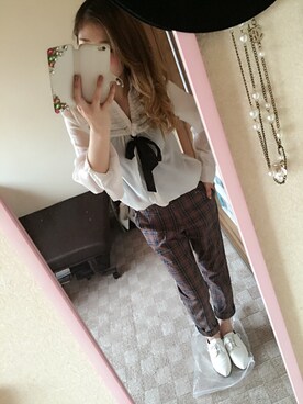 LINA ♥︎⃛さん(レディース・162cm)の秋コーディネート