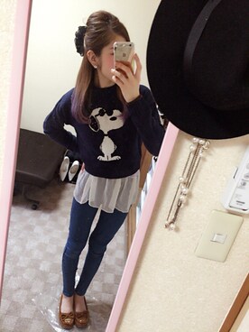 LINA ♥︎⃛さん（レディース・162cm）の秋コーディネート