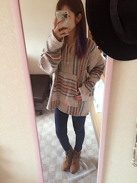 「PROGRES（プログレ）のアイテム」を使った、LINA ♥︎⃛さん（レディース・162cm）の秋コーディネート