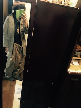 「コート」｜「アイテム（サロペット/オーバーオール）」を使った、keiさん（メンズ・173cm）の秋コーディネート