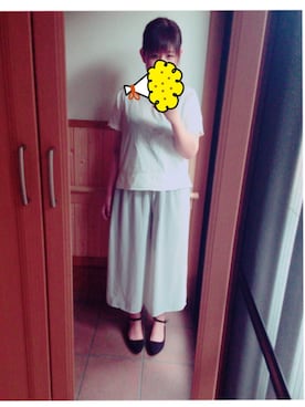 「スカウチョ」｜☺︎さん（レディース・160cm）の夏コーディネート