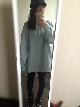 「NIKE（ナイキ）のNIKE/ナイキ グランドテラス 654495（スニーカー）」を使った、mqさん（レディース・153cm）の春コーディネート