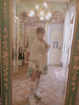 「アイテム（ピーコート、ピンク系）」を使った、NoodleSAMAさん（レディース・156cm）の夏コーディネート