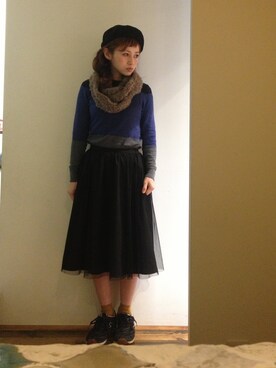 「BASQUEのアイテム」を使った、gaspar8さん（レディース・158cm）の春コーディネート