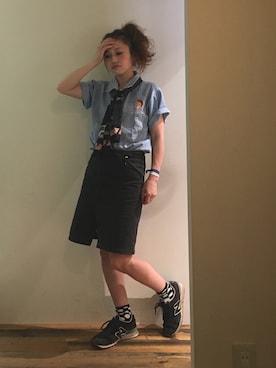 「OZONE COMMUNITY（オゾンコミュニティ）のアイテム」を使った、gaspar8さん（レディース・158cm）の夏コーディネート