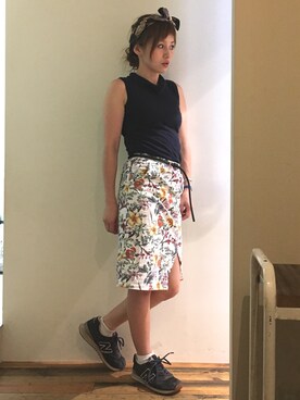 「Lovedrose&Co.（ラブドゥローズアンドコー.）のアイテム」を使った、gaspar8さん（レディース・158cm）の夏コーディネート